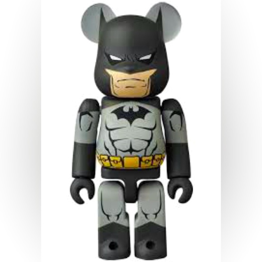 Batman and Alfred Hitchcock Bearbricks series 43 100%